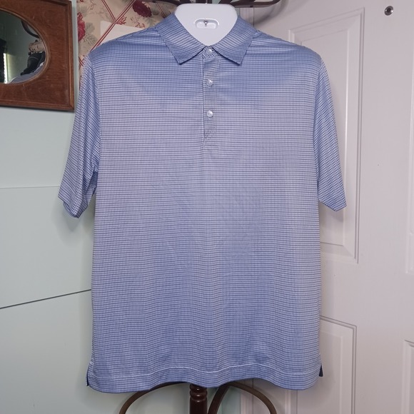 CB DryTec Lady Bird Golf Course Golf Polo Wicking Breathable Men Lt Blue LG - Picture 3 of 16
